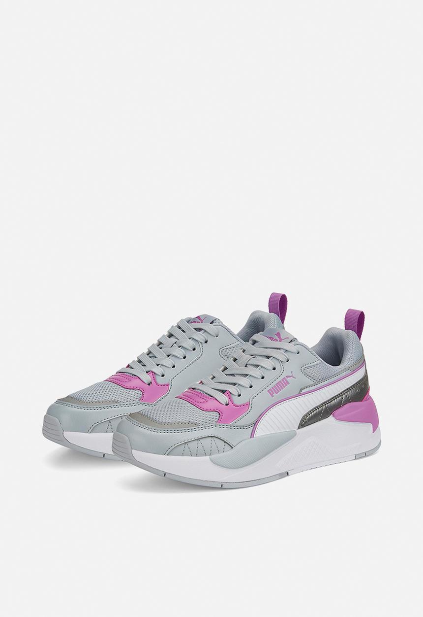 PUMA - X-ray 2 square jr - platinum gray-puma white-mauve pop-puma silver