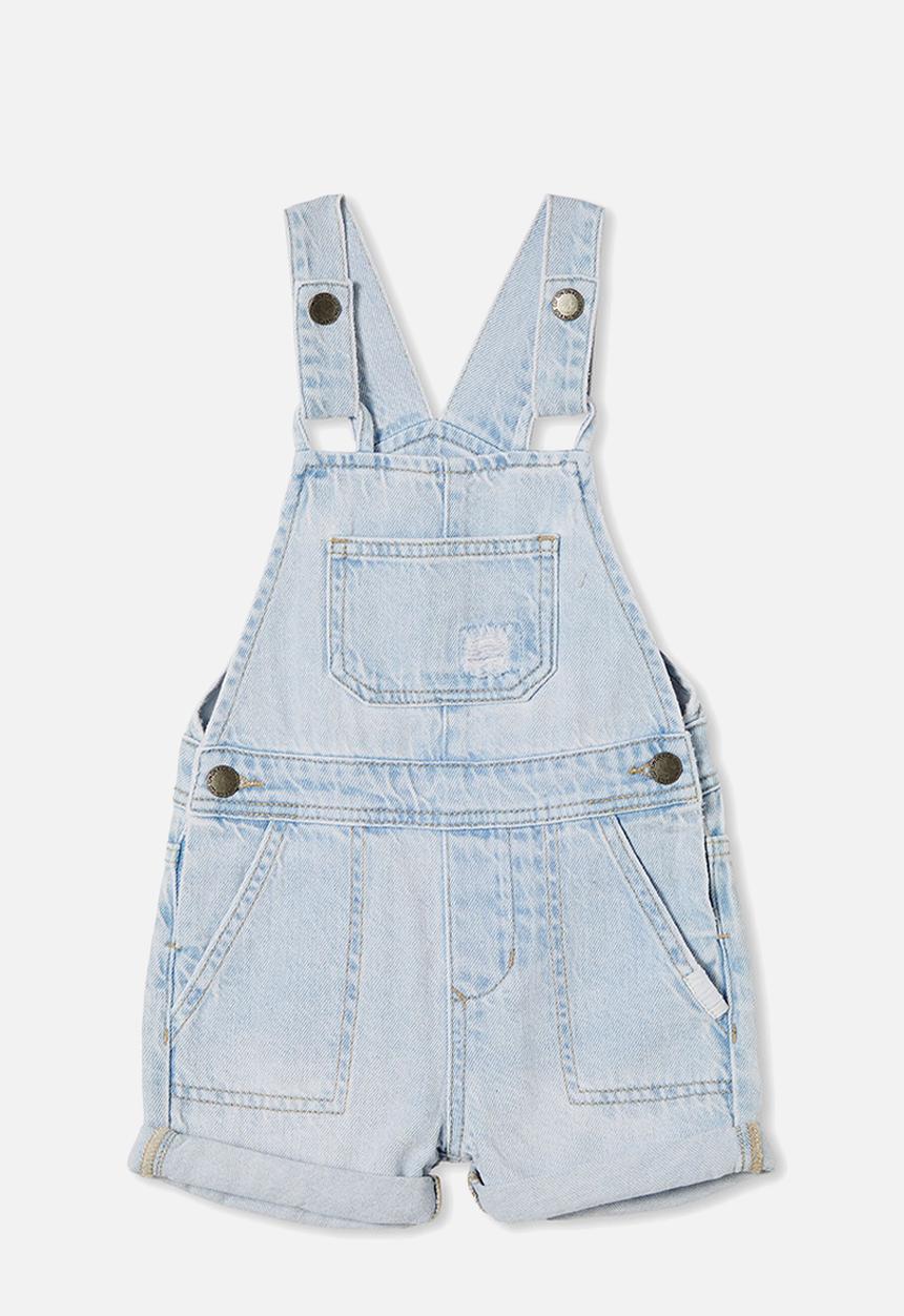 Cotton On - Ginnie slouch shortall - bleach wash
