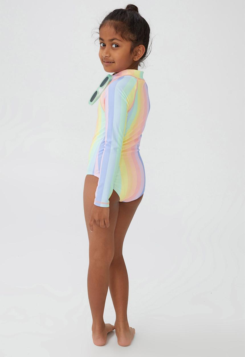 Cotton On - Lydia one piece - bondi rainbow stripe