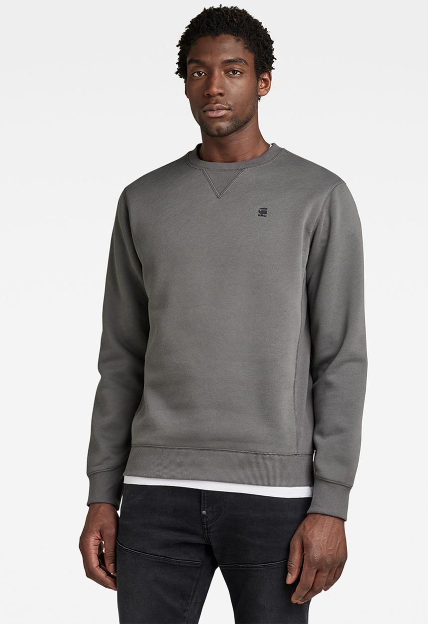 G-STAR - Premium core r sw long sleeve - granite