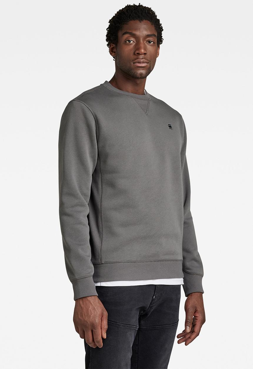 G-STAR - Premium core r sw long sleeve - granite