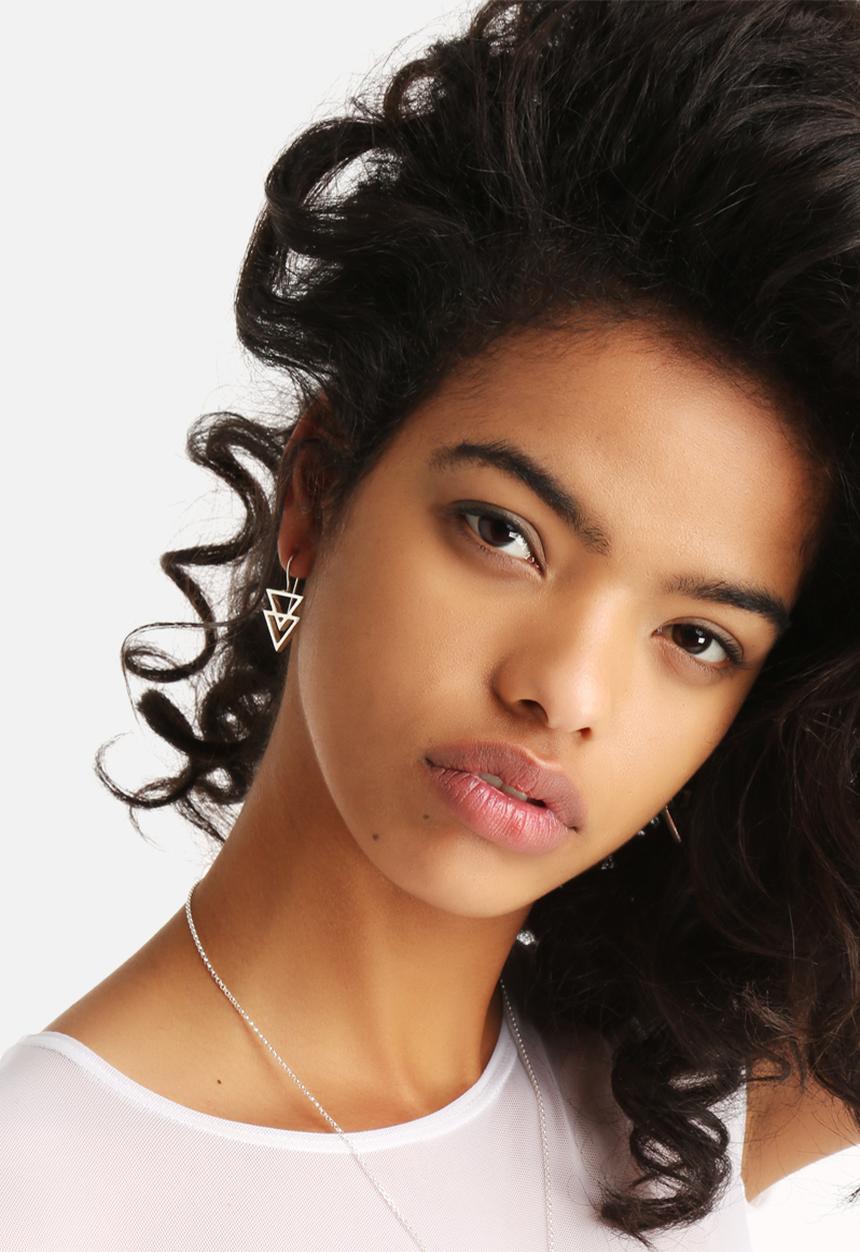 Bennt - Big Double Triangle Earring
