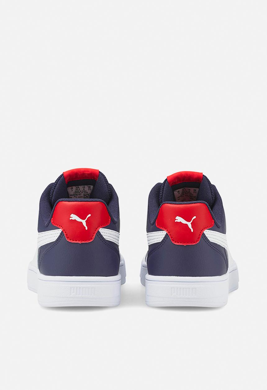 PUMA - Puma caven jr - peacoat-puma white-high risk red
