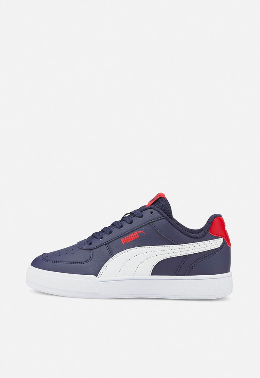 PUMA - Puma caven jr - peacoat-puma white-high risk red