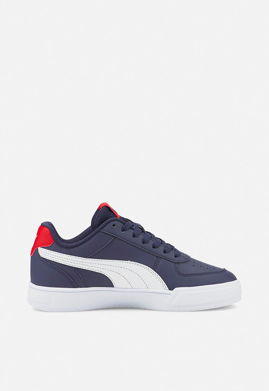 PUMA - Puma caven jr - peacoat-puma white-high risk red