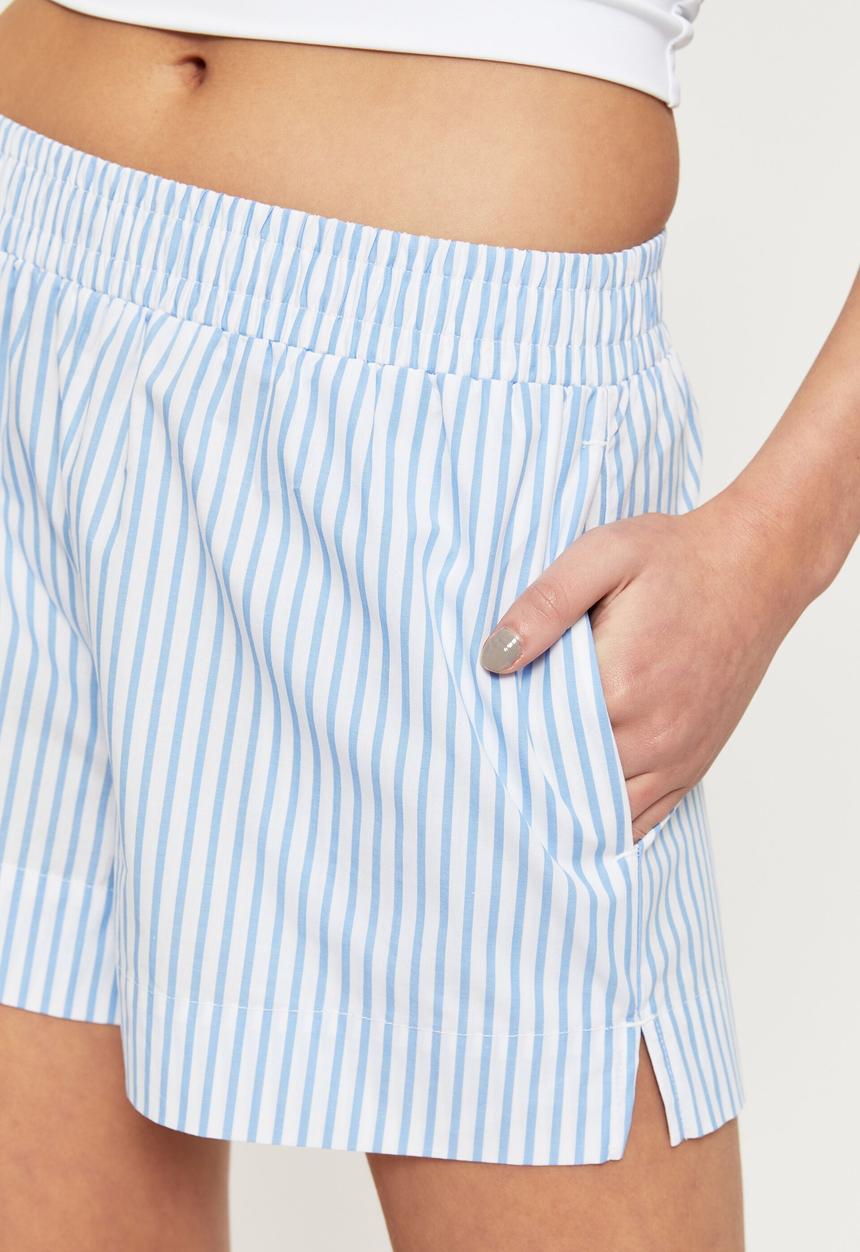 Supré  - Rihanna short - baja blue & white stripe