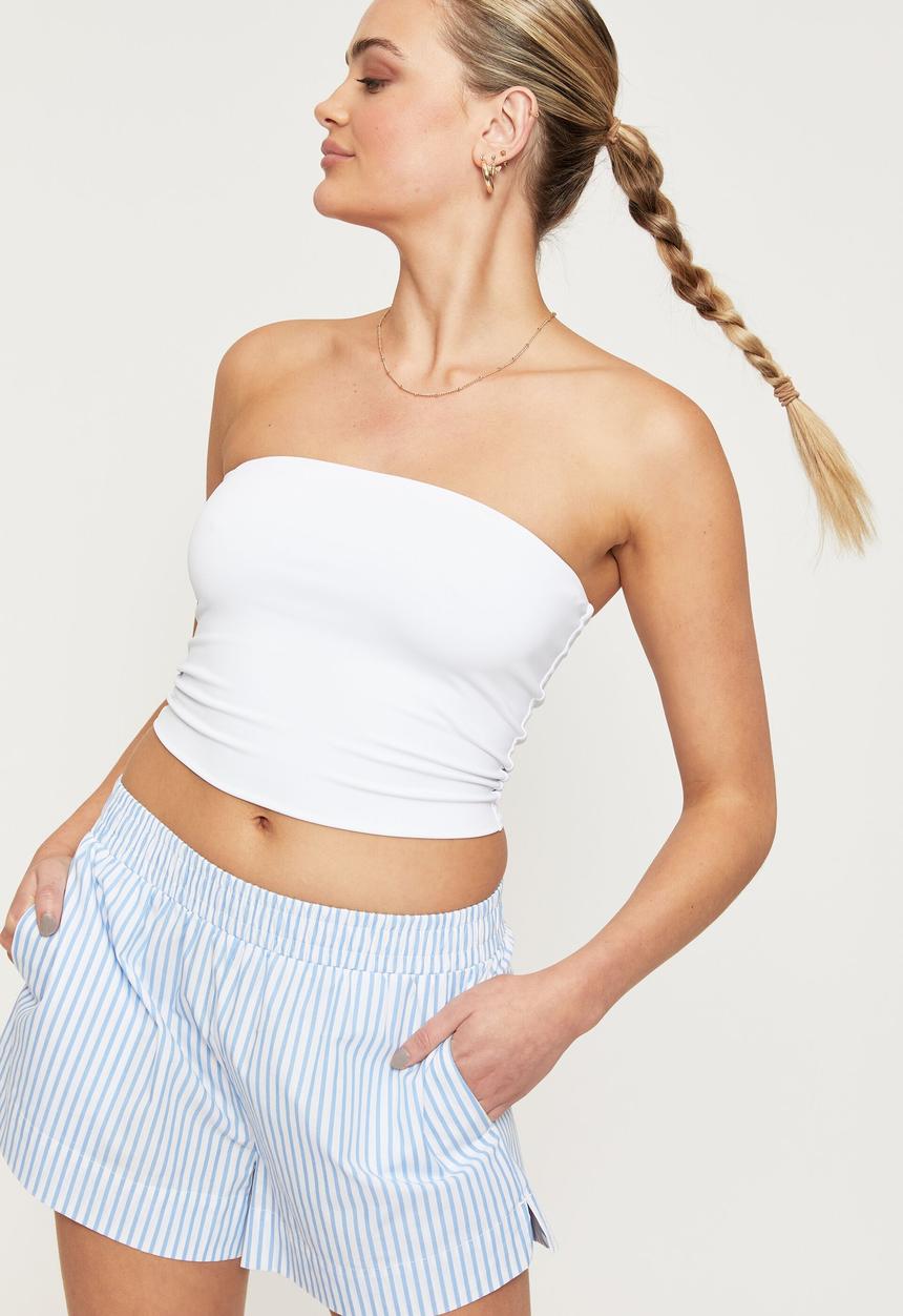 Supré  - Rihanna short - baja blue & white stripe