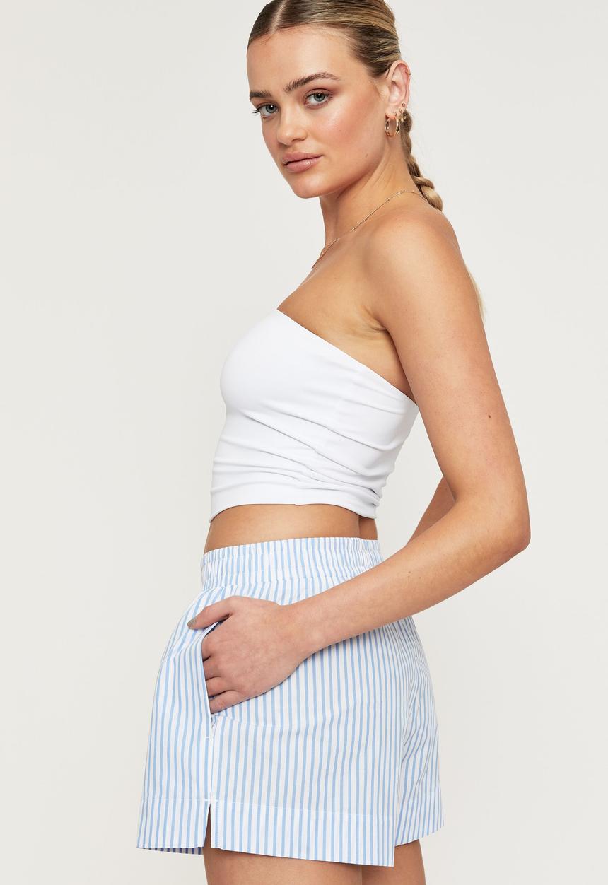Supré  - Rihanna short - baja blue & white stripe