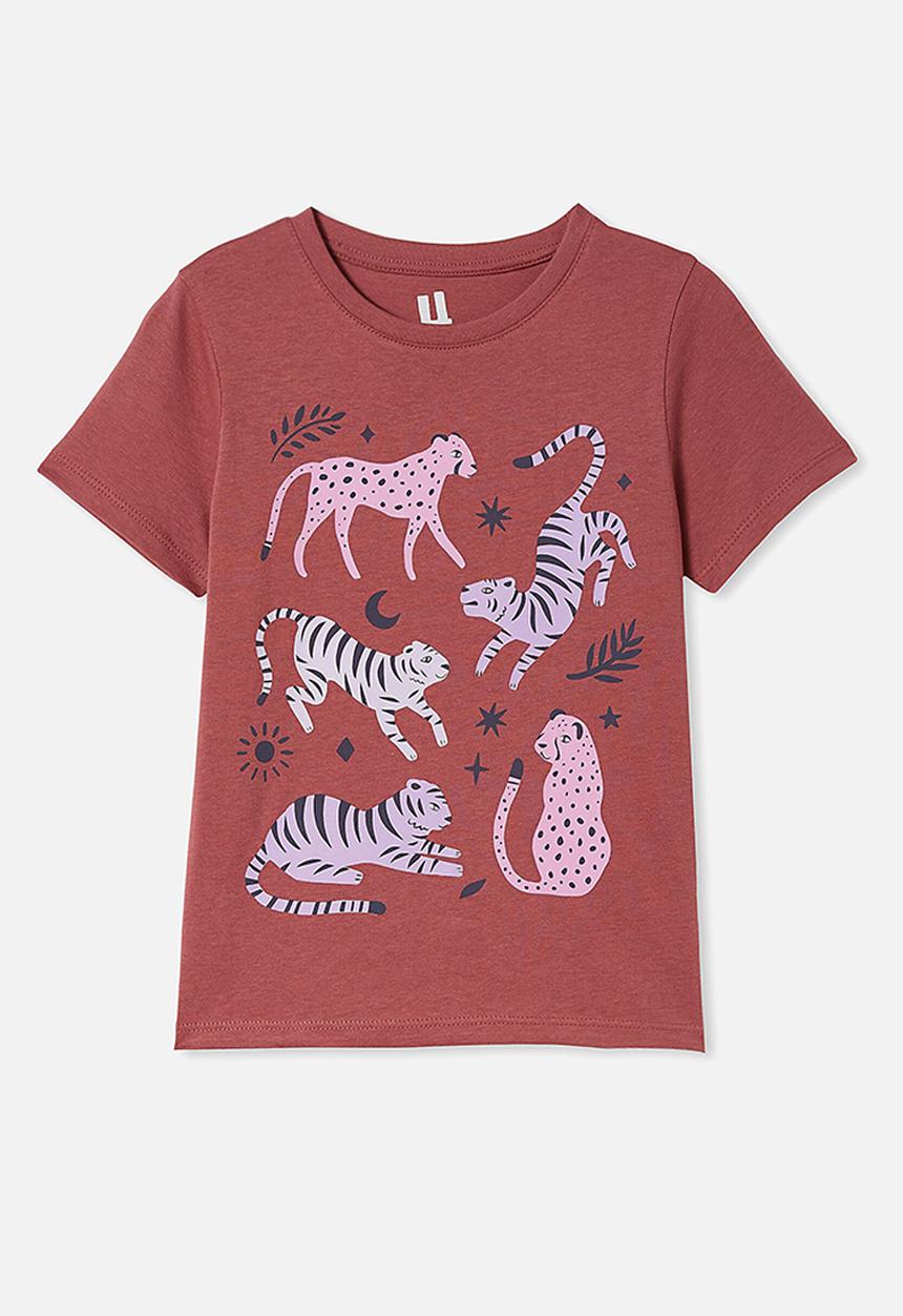 Cotton On - Penelope short sleeve tee - vintage berry