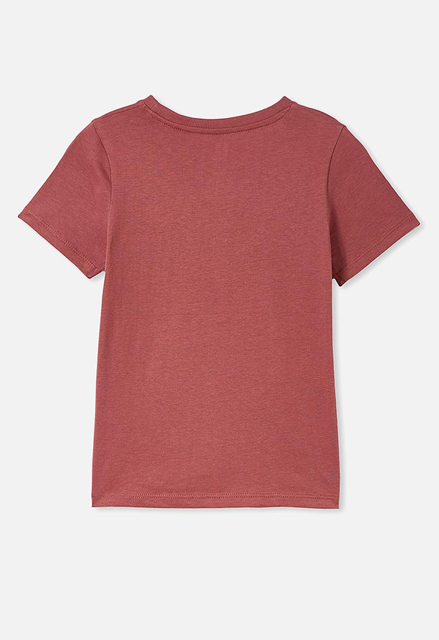 Cotton On - Penelope short sleeve tee - vintage berry