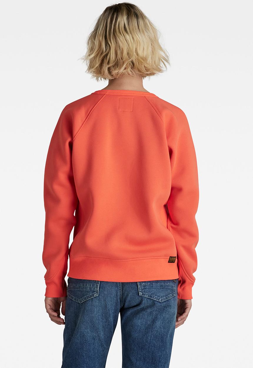G-STAR - Premium core 2.0 r sweater - fiery coral