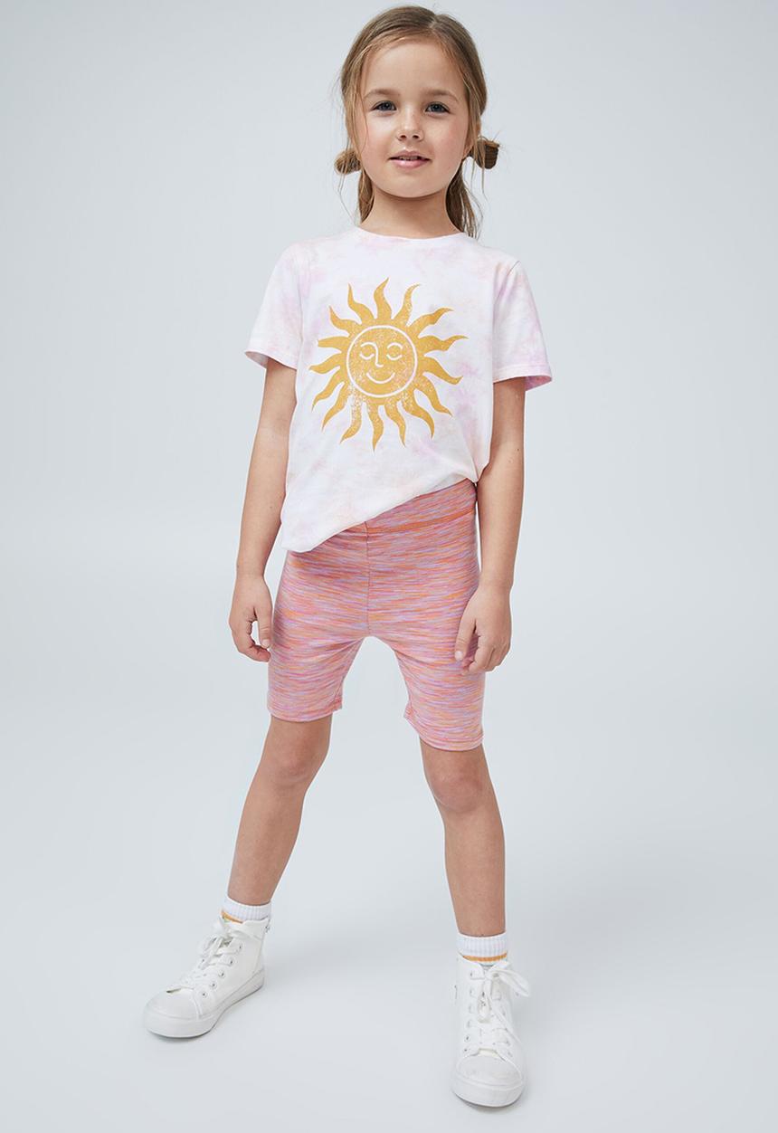 Cotton On - Hailey bike short - pinks/space dye