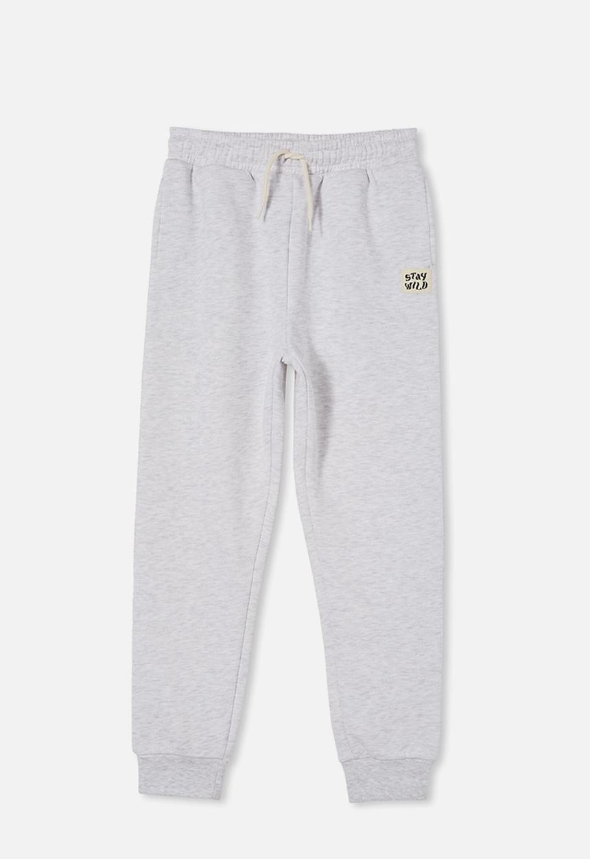 Cotton On - Mackenzie trackpant - white marle