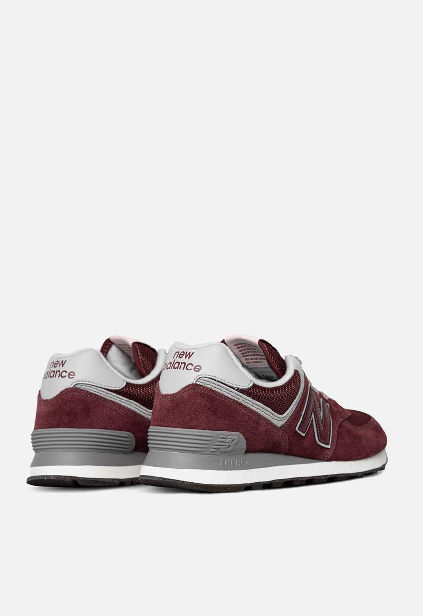 New Balance  - 574 v3 evergreen green leaf - burgundy (512)