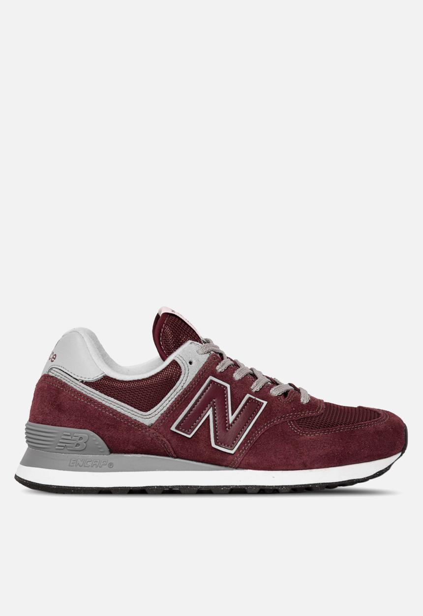New Balance  - 574 v3 evergreen green leaf - burgundy (512)