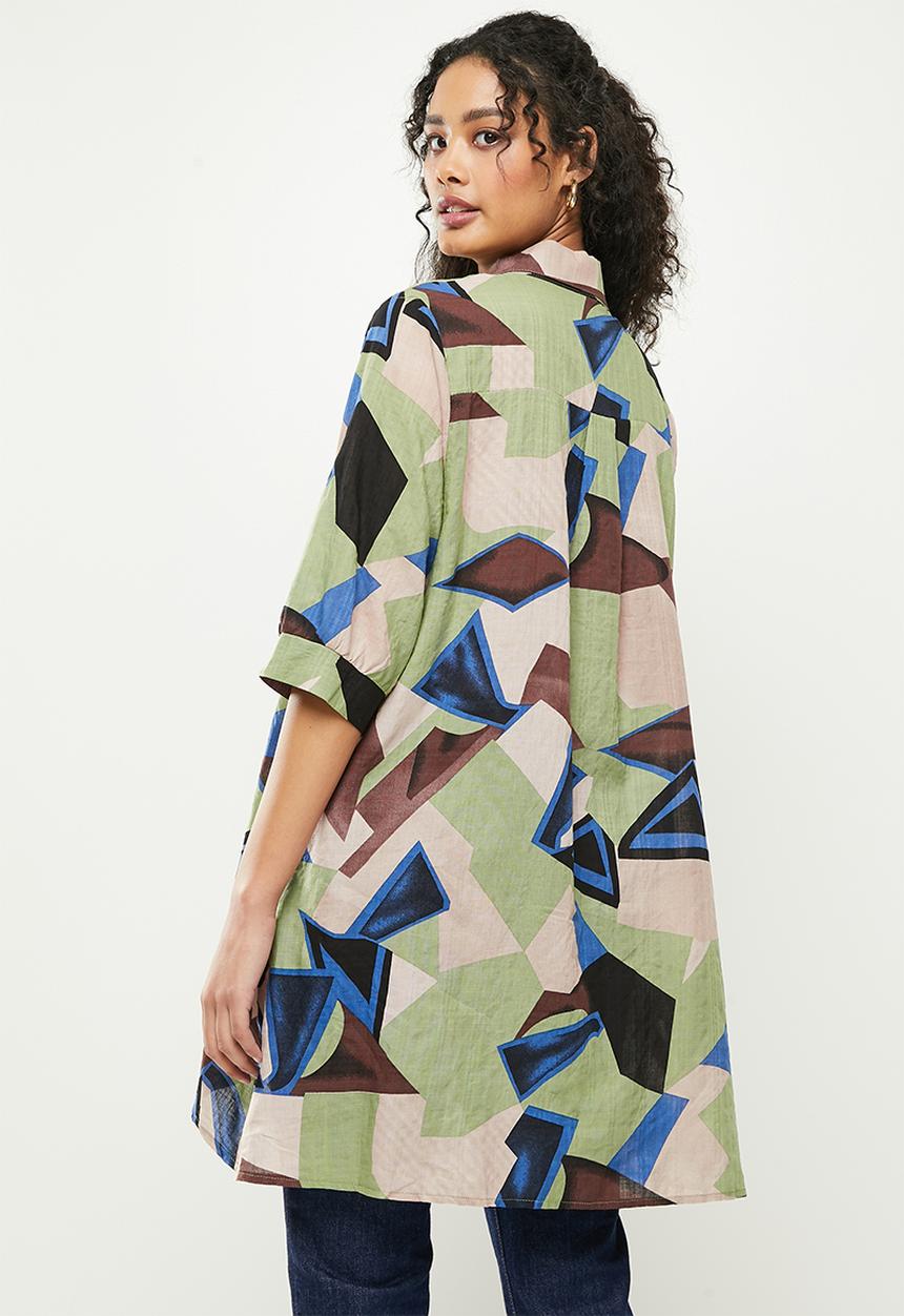 Stella Morgan - Printed shirt - green