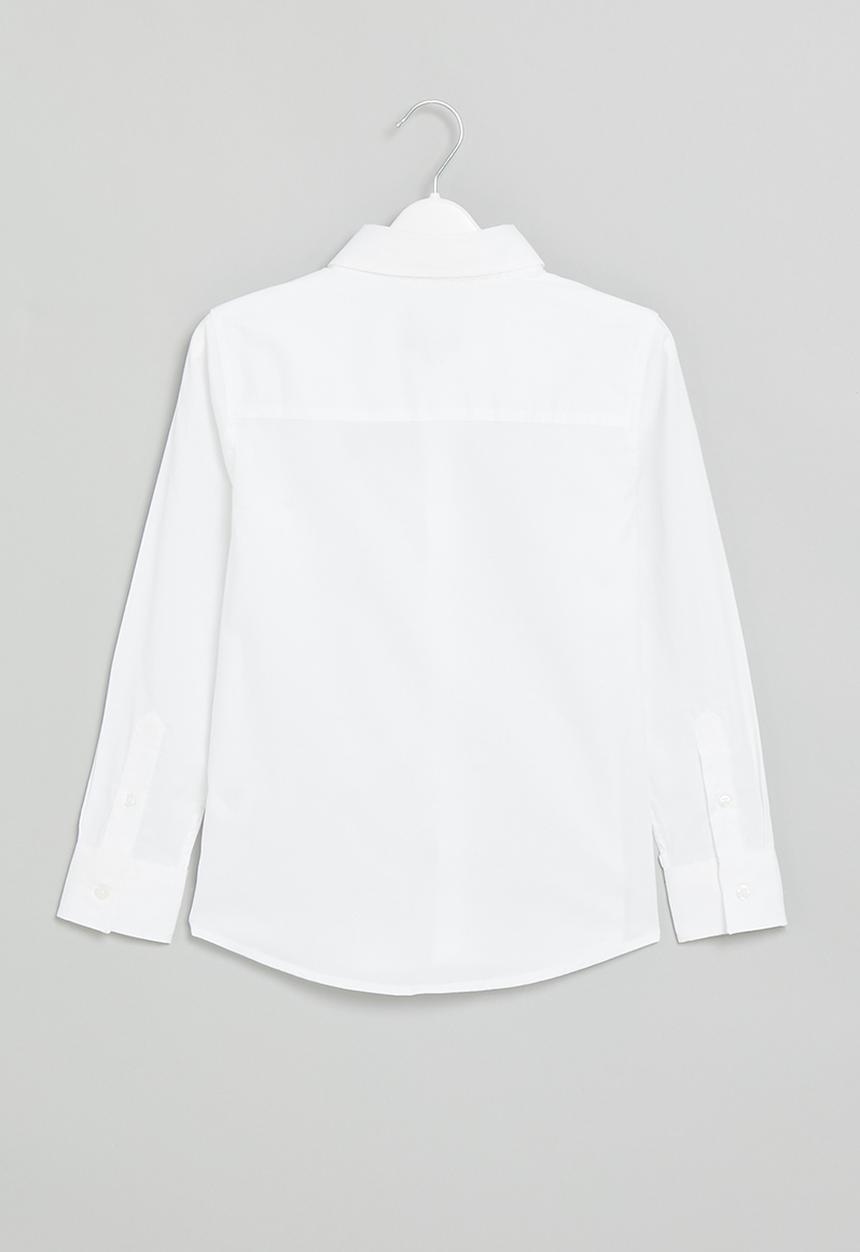 POLO - Boys classic long sleeve shirt - white