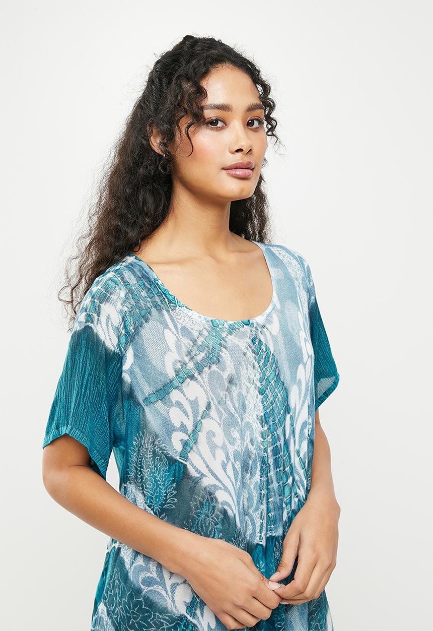 Stella Morgan - Printed casual dress - blue
