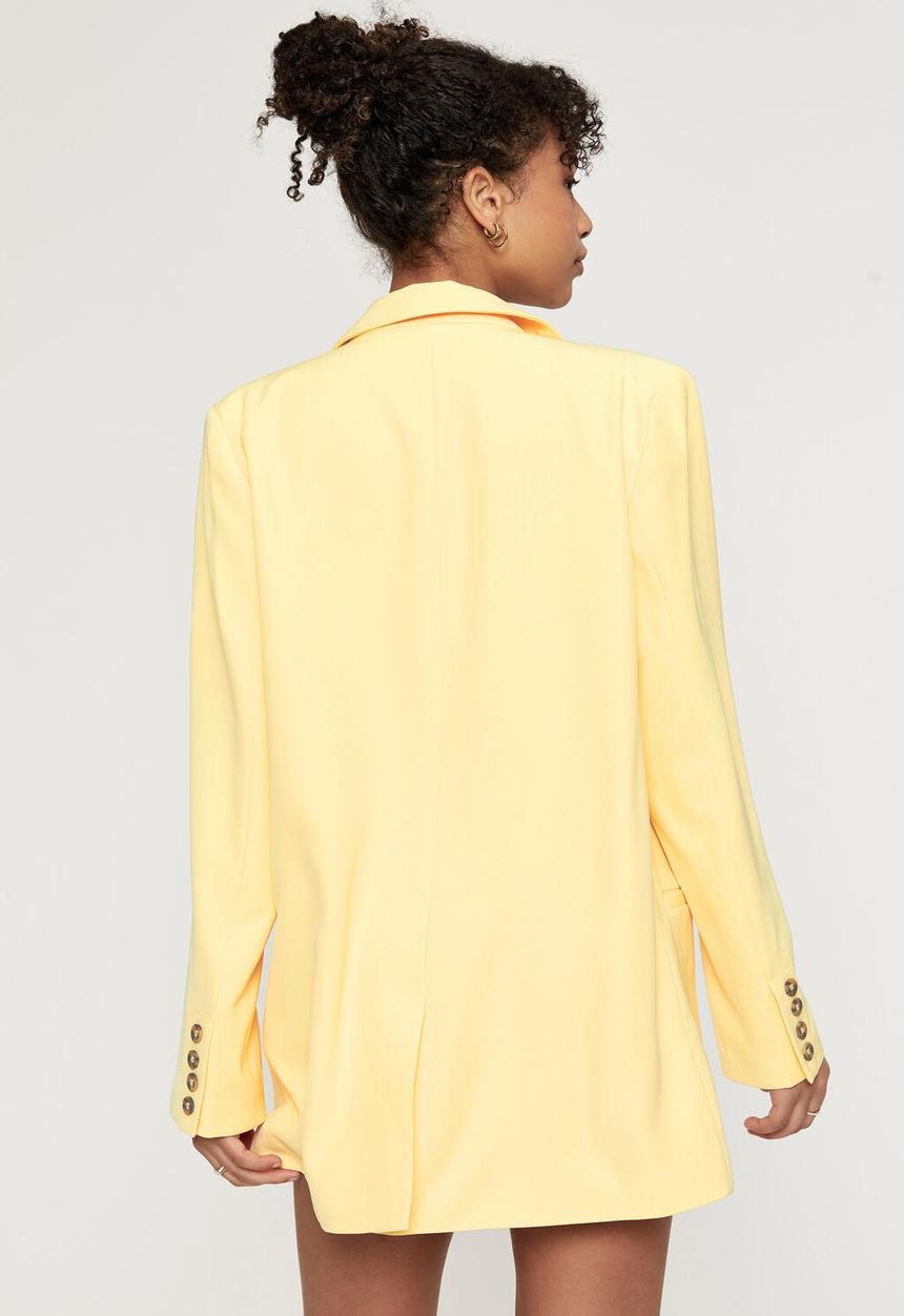 Supré  - Indigo tailored blazer - banana