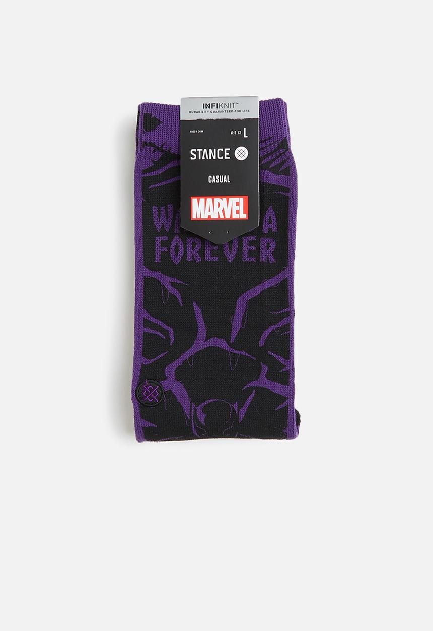 Stance Socks - Yibambe socks - purple & black