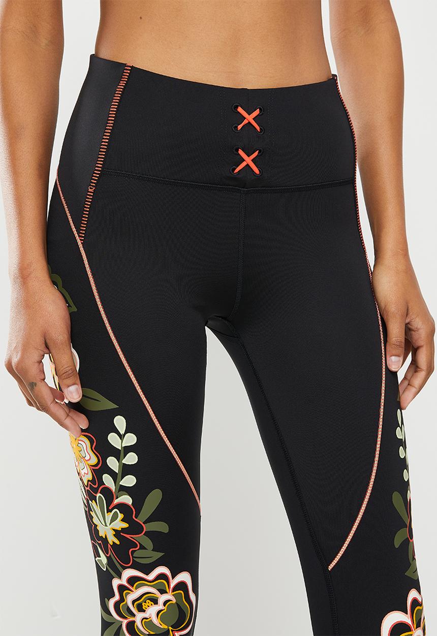 PUMA - Runx frida kahlo 7/8 tights - black