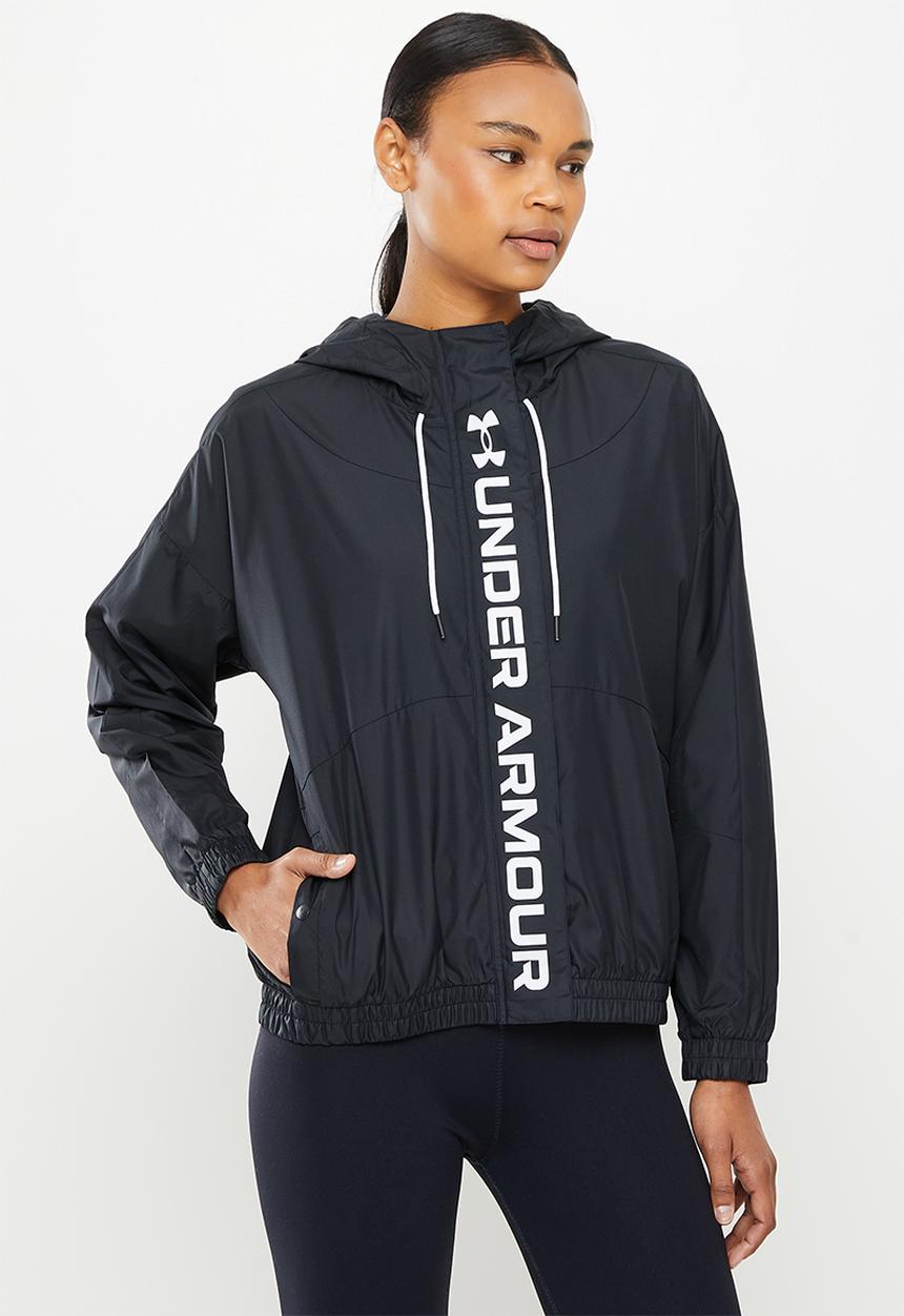Under Armour - Rush woven fz jackets - black & white