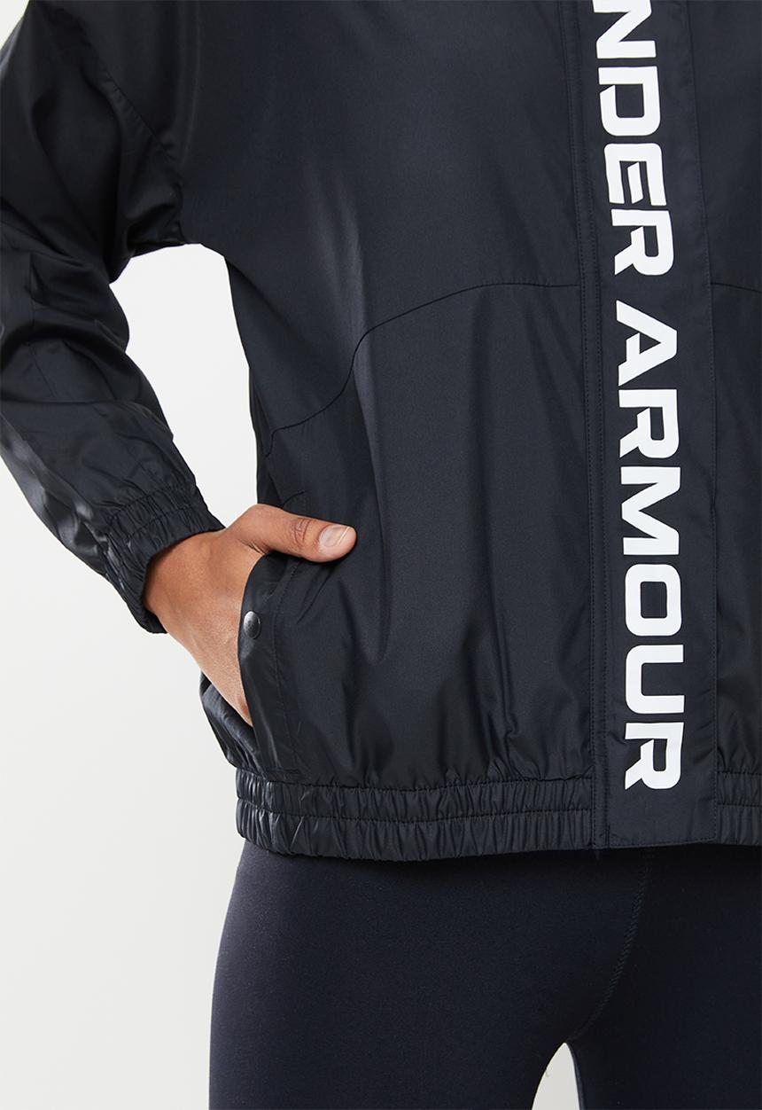 Under Armour - Rush woven fz jackets - black & white