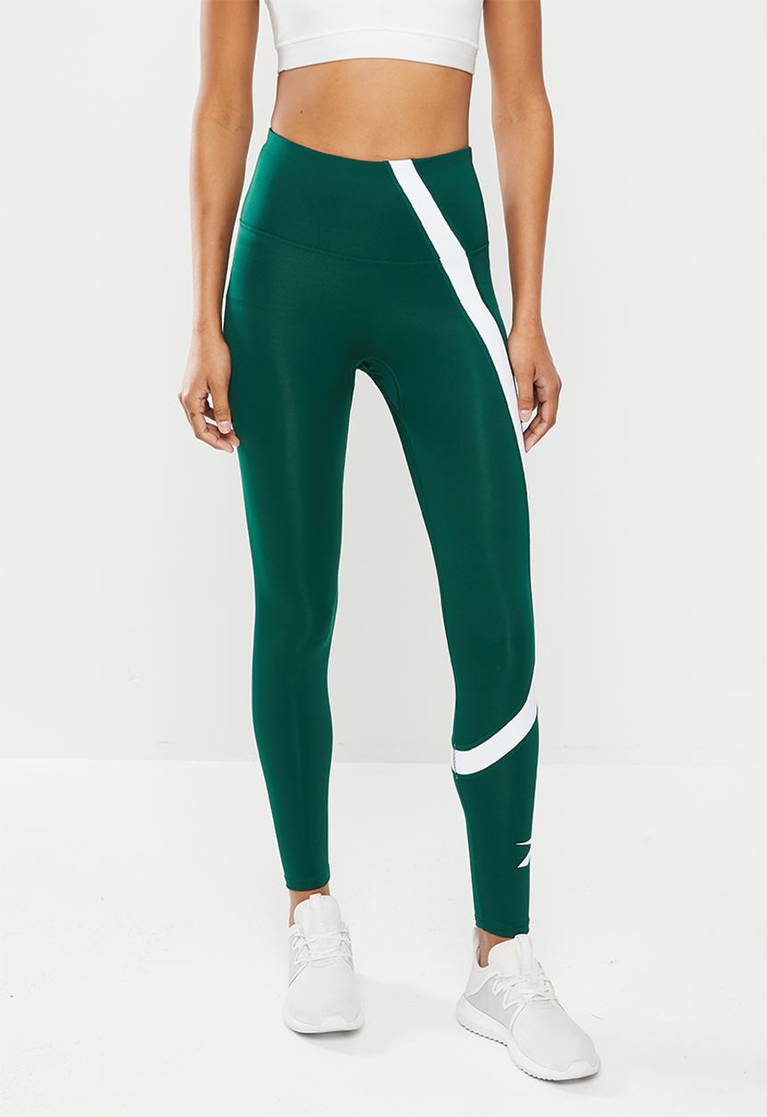 Reebok - Wor big logo tight - forest green