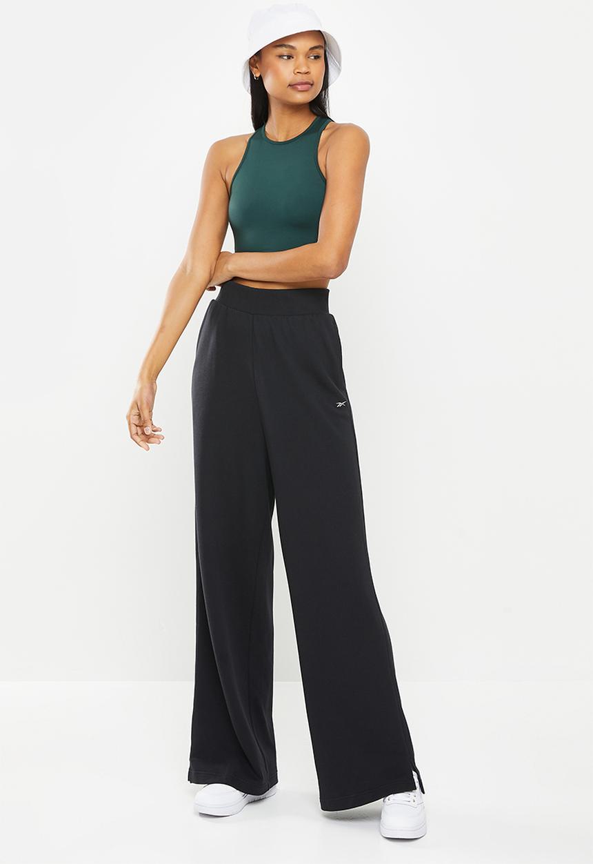Reebok - Cl wde ft wide-leg pant - black