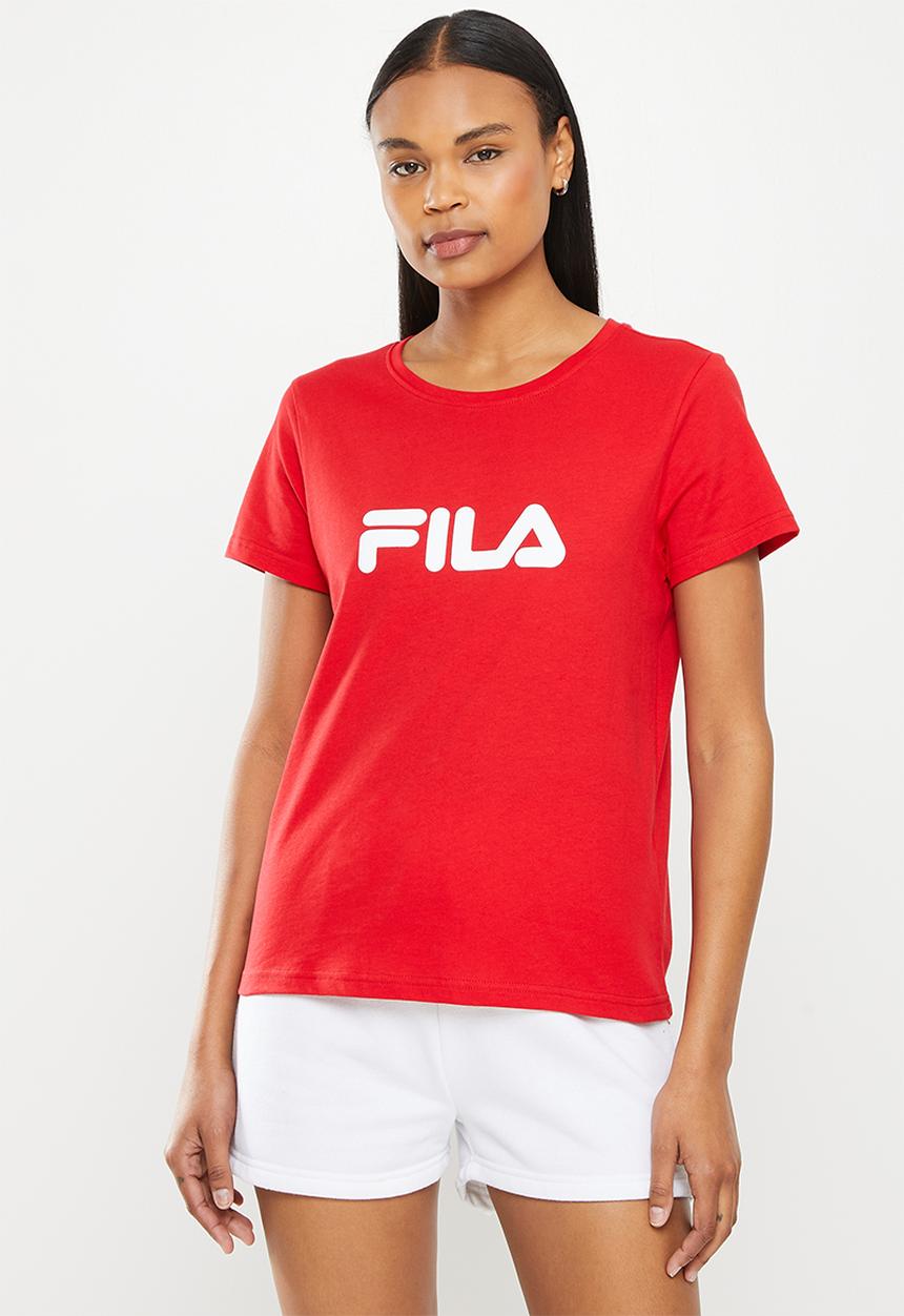 FILA - Mono deckle standard tee - chinese red