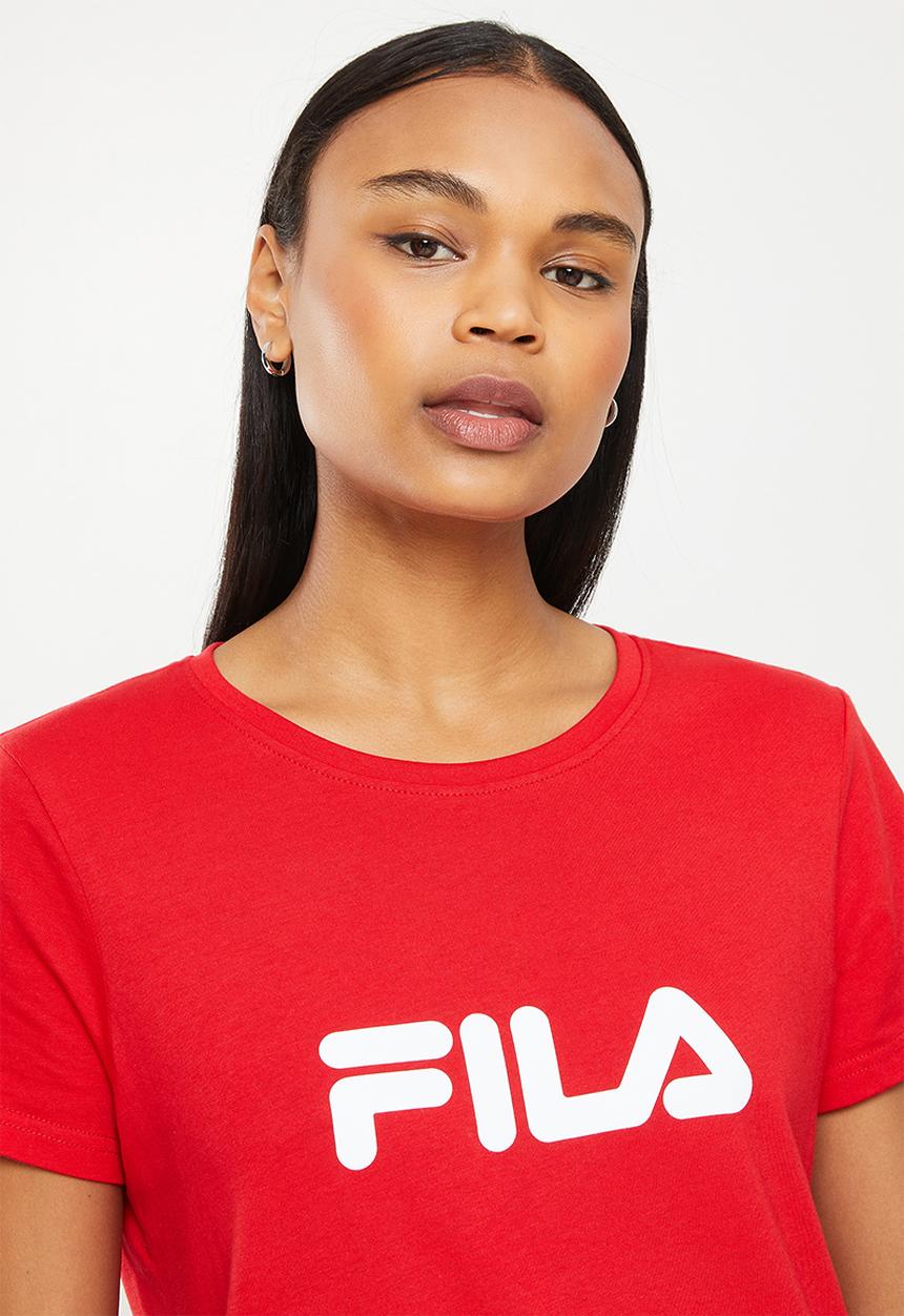 FILA - Mono deckle standard tee - chinese red