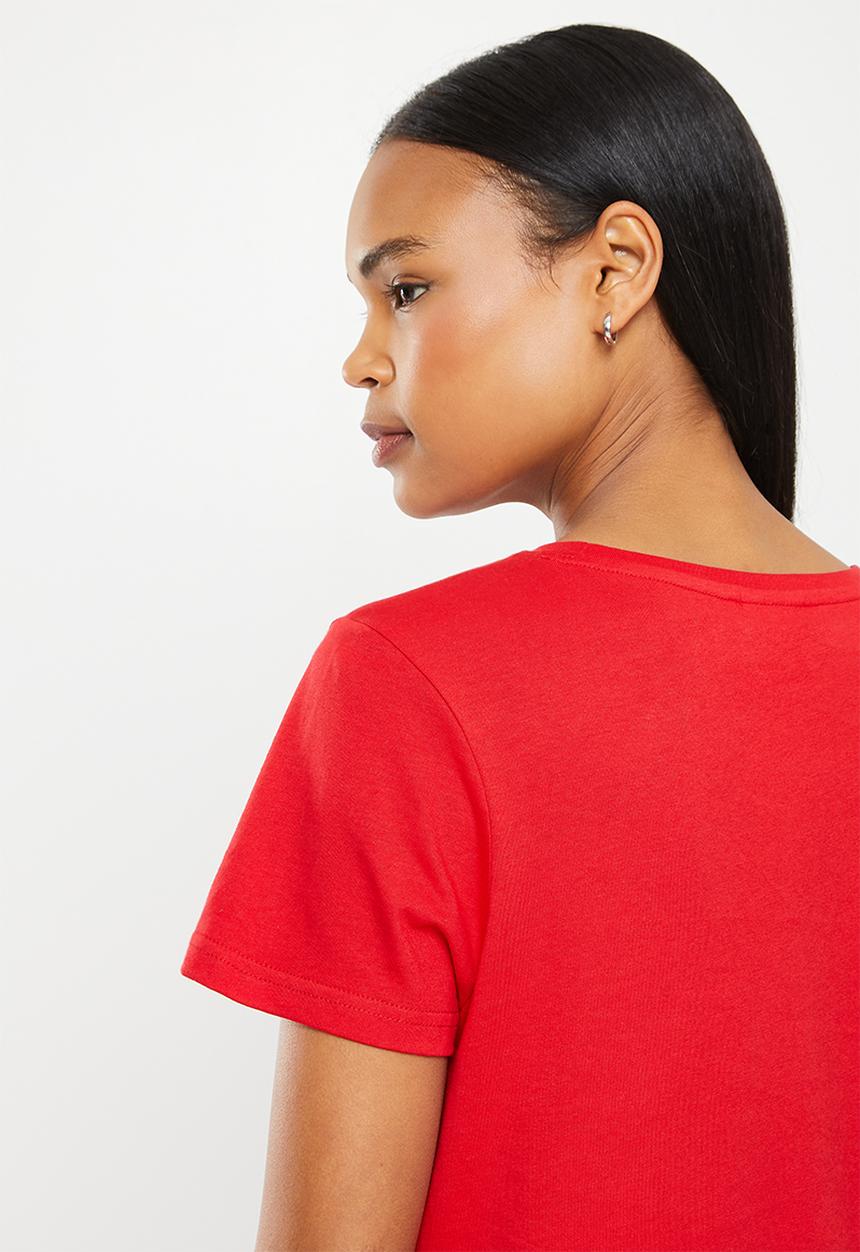 FILA - Mono deckle standard tee - chinese red