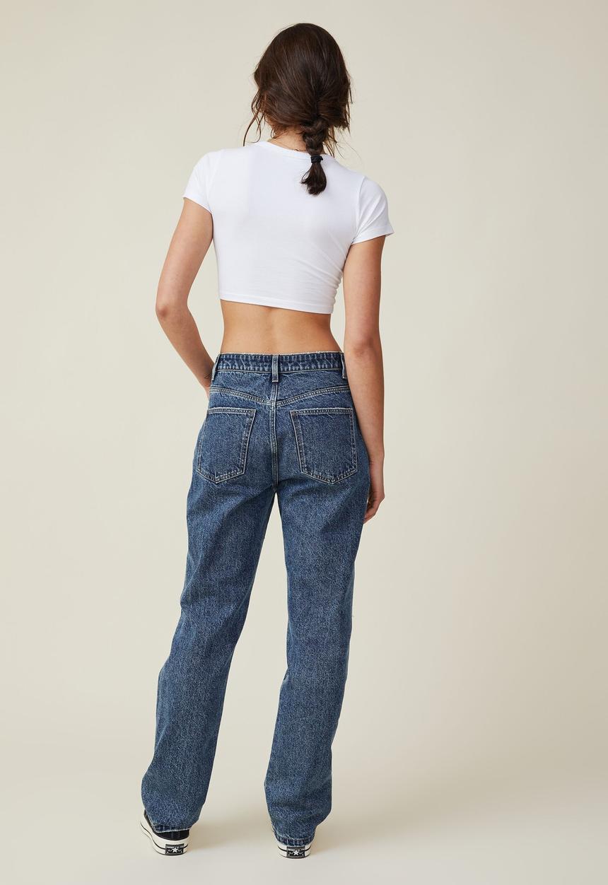 Cotton On - Micro crop tee - white