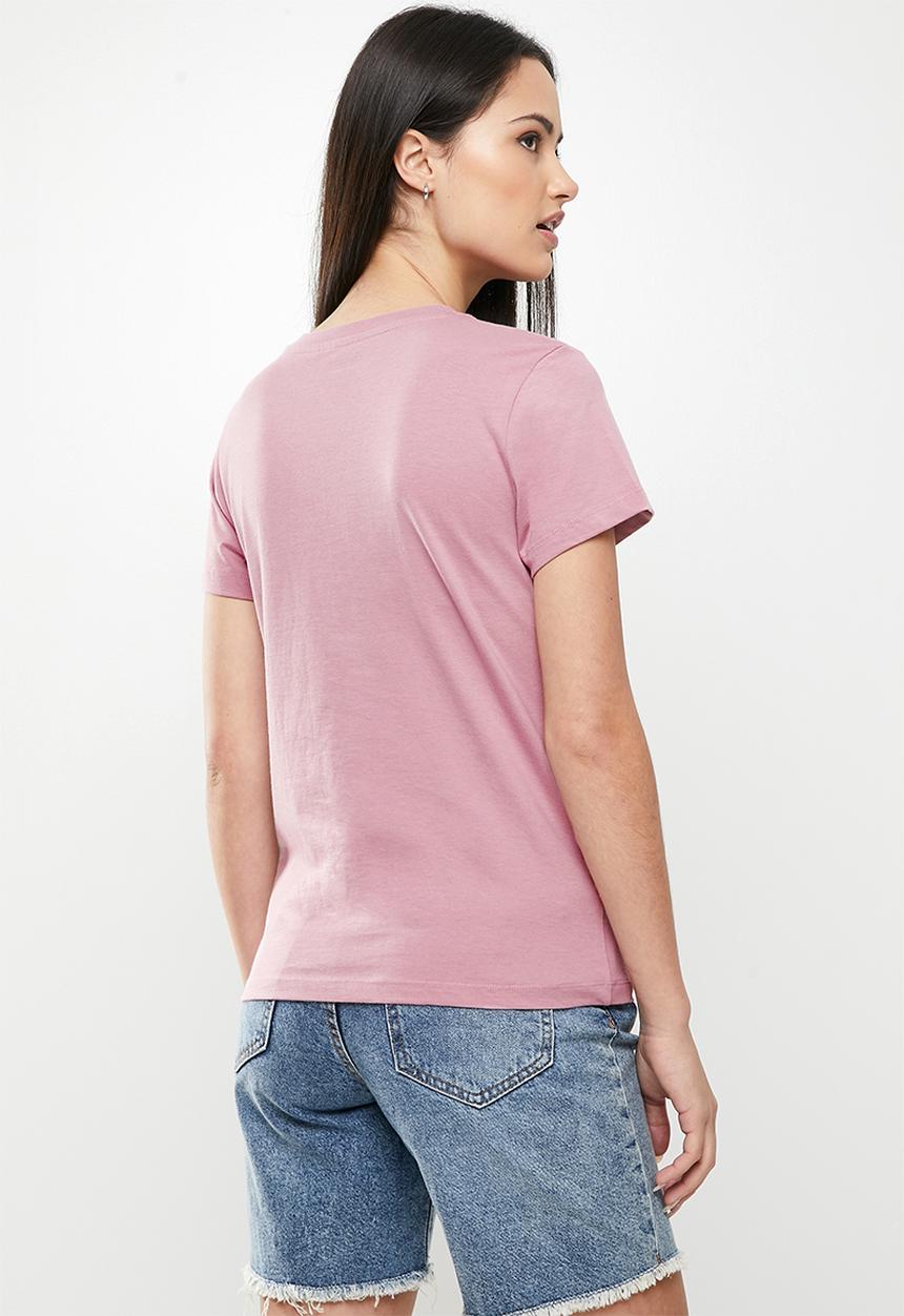 Vans - Wm flying v crew tee - lilac