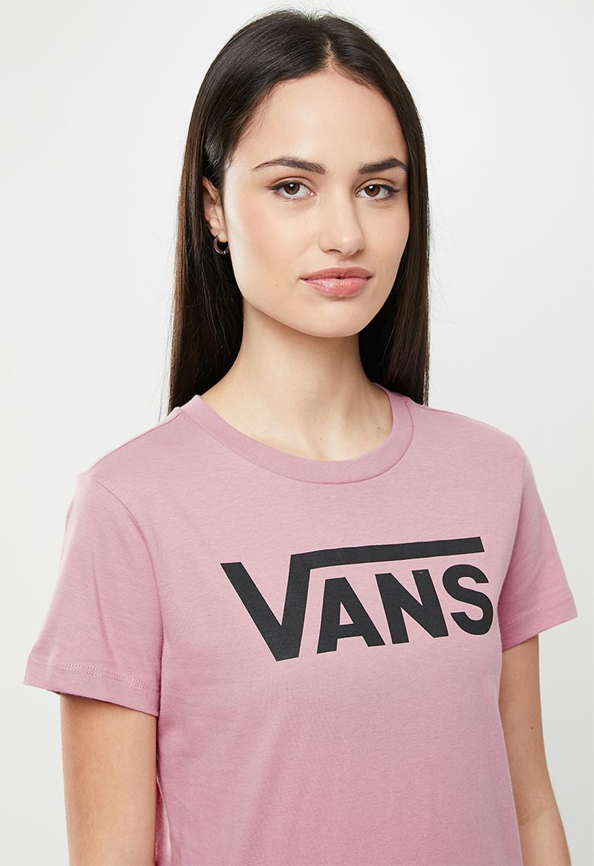 Vans - Wm flying v crew tee - lilac