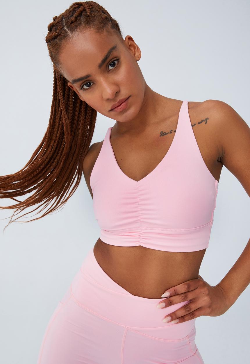 Cotton On - Ultra soft strappy crop - lollipop