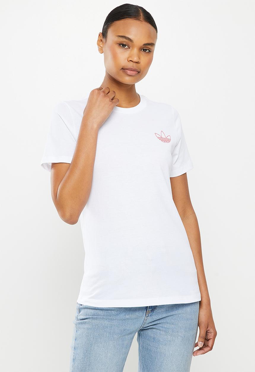 adidas Originals - L play tee w - white