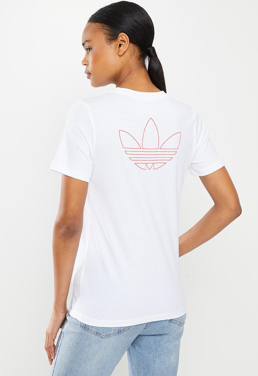 adidas Originals - L play tee w - white