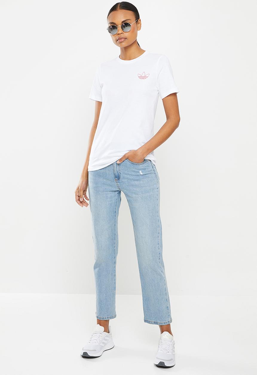 adidas Originals - L play tee w - white