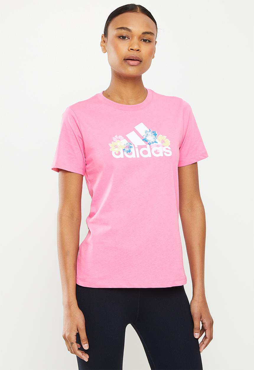 adidas Performance - W flor g tee - bliss pink