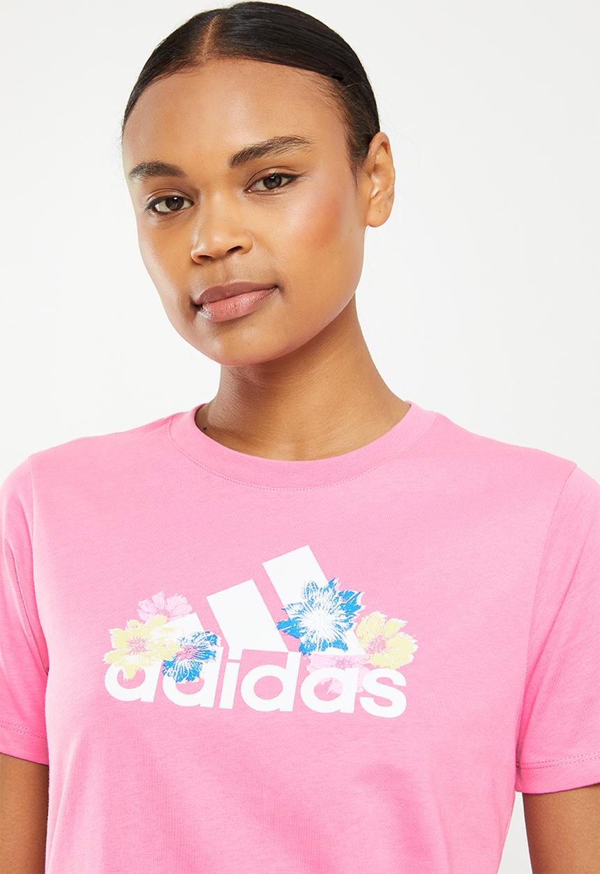 adidas Performance - W flor g tee - bliss pink