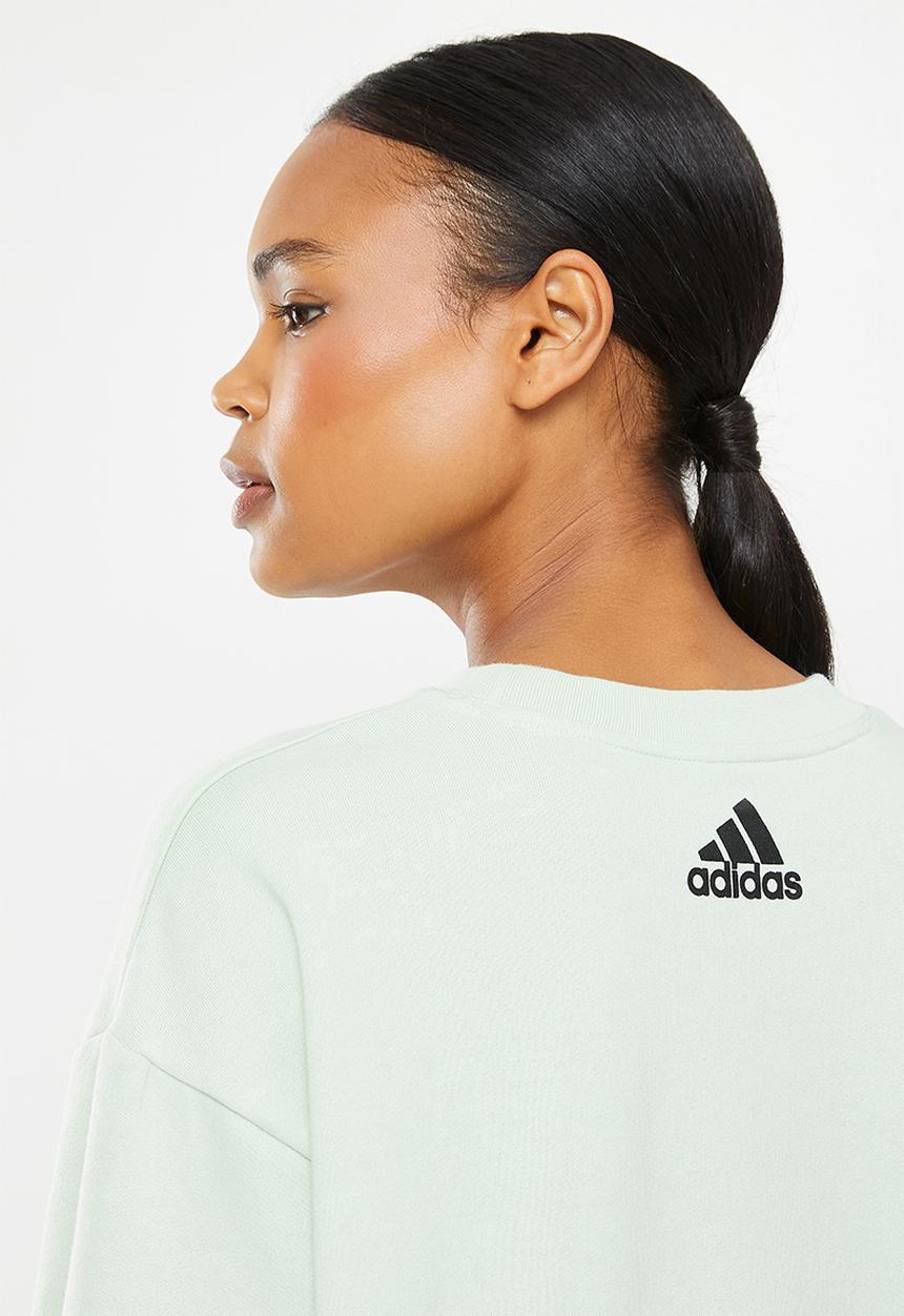 adidas Performance - W fi gfx q3 sweatshirt - linen green