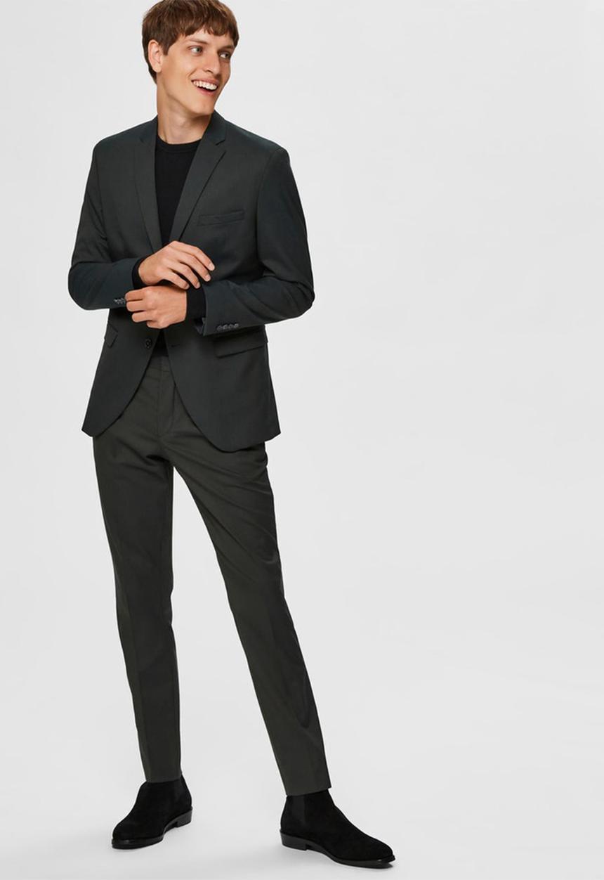 Selected Homme - Slim fit mylologan trouser - rifle green