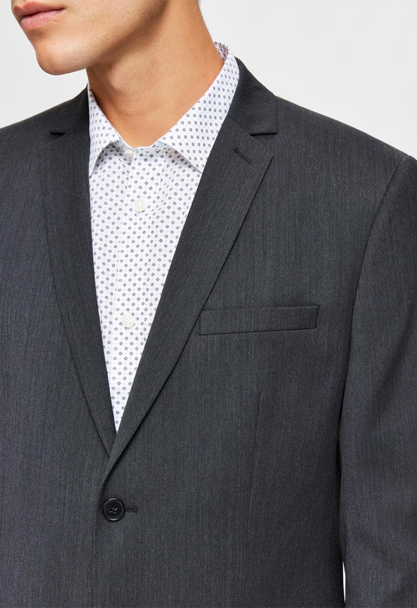 Selected Homme - Slim fit blazer - grey