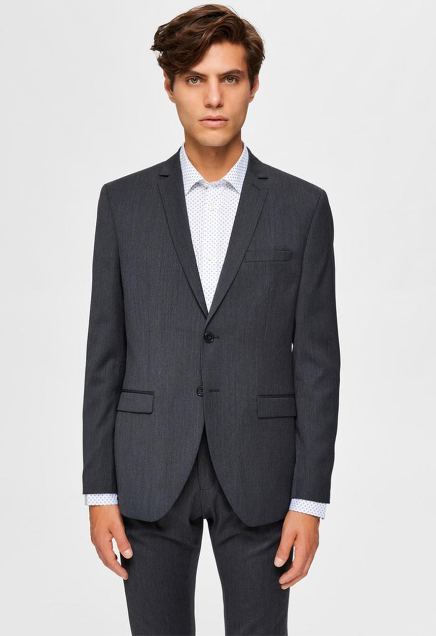Selected Homme - Slim fit blazer - grey
