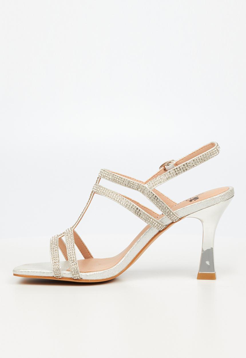 Butterfly Feet - Asha 1 stiletto heel - silver