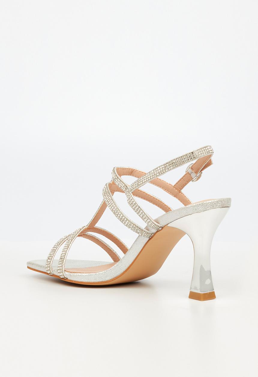 Butterfly Feet - Asha 1 stiletto heel - silver