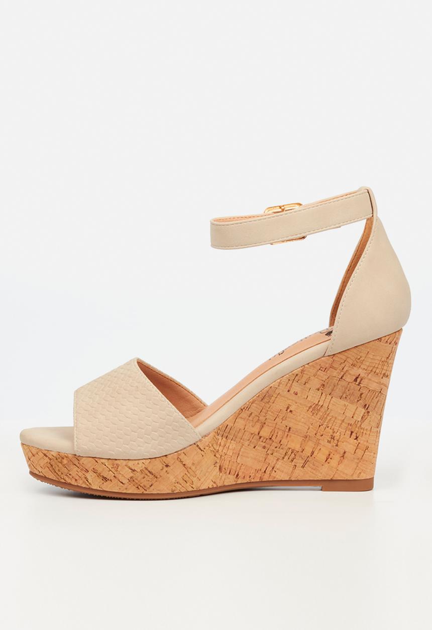 Butterfly Feet - Debra 4 wedge heel - grey
