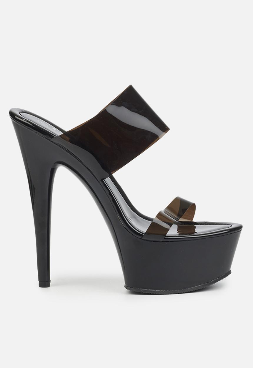 Rock & Co - Diablo 2 platform mule heel - black