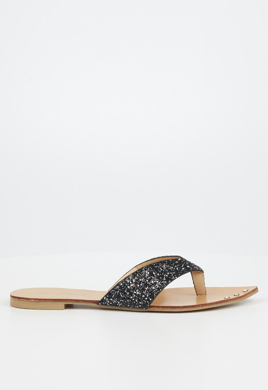 Miss Black - Jazmin1 toe post sandal - black